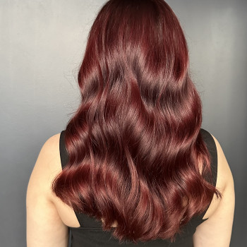 Відтінок вишні з шоколадом, фото - Парикмахер-стилист Вера Колесник