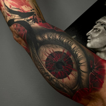 Глаз реализм тату