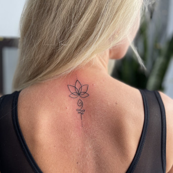 Тату Тату на спині #харківтату #татухарків #st_tattoo_kh #місяцьтату #сонцетату, фото -  