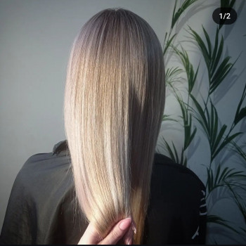 Мелірування+ ботокс волосся, фото - викладач курсів краси Евгения Миронова