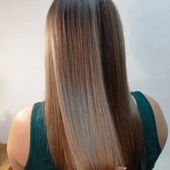 Балаяж, фото - викладач курсів краси Евгения Миронова