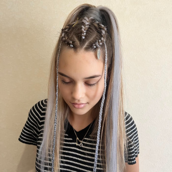 Афроплетие волос афро кудри дредокудри
                    Перукар Оксана Дніпро