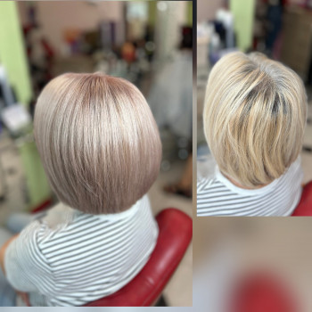 Блонд, тотал блонд, освітлення волосся.
                    Жіночий перукар  Запоріжжя