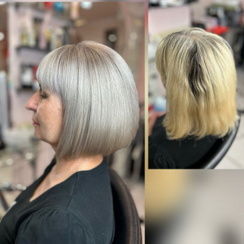 Блонд, тотал блонд, освітлення волосся.
                    Жіночий перукар  Запоріжжя