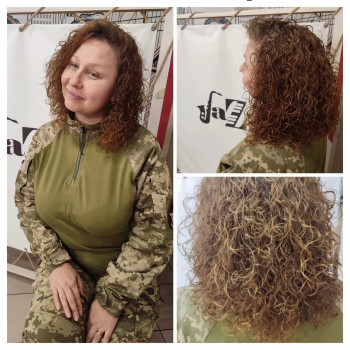 завивка волос