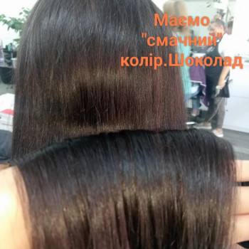 Фарбування волосся в смачний колір