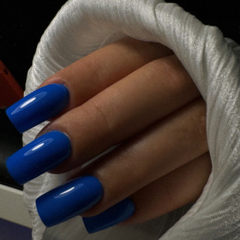 Синій манікюр 2025, фото - Майстер манікюру Лілія Ковалевська
