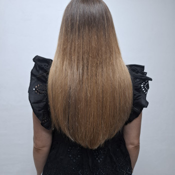 Капсульне нарощування волосся, итальянское наращивание
                    Перукар Юлия Кривий Ріг