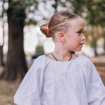 Укладка «зализ» для маленької танцівниці