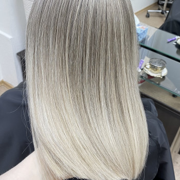 Блонд холодный аиртач, фото - Парикмахер Наталья Віон-Дюрі