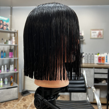 Работа выполнена учеником 
Обучение с нуля
Форма «линия», фото - парикмахер-стилист Марина Левченко