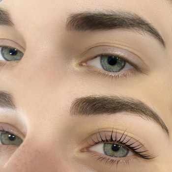 Ламінування, сироватка ботоксу та фарбування брів
      