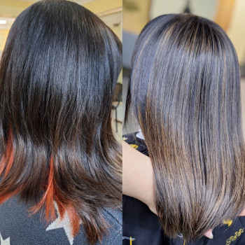 Аіртач+тонування волосся