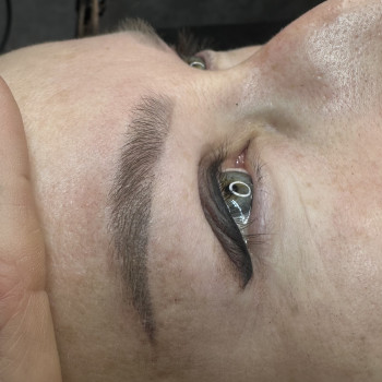 Свіжа стрілка з коричневою розтушовкою 