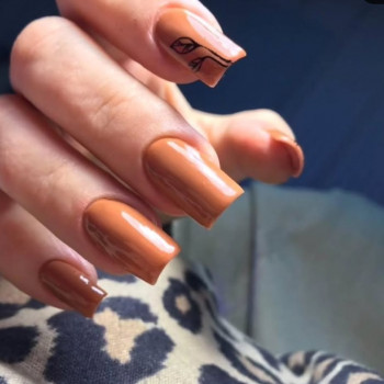 Нарощування на верхні форми, опил форми на покриття+ стемпінг