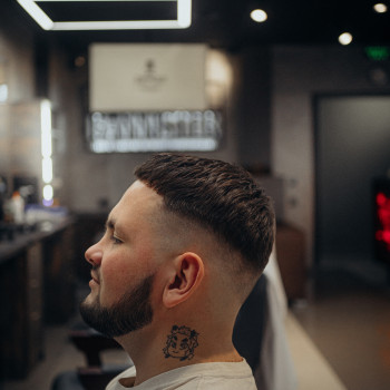 Мужская стрижка фейд, фото - Барбершоп ЦирульниК Barbershop