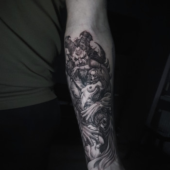 Фото из портфолио мастера Ірина Собко (тату мастер, Киев)