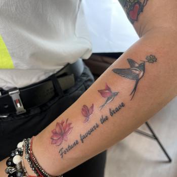 Тату Кольорова тату, фото - Тату майстер Діана Тарасенко