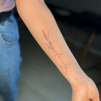 Тату за ескізом клієнтки