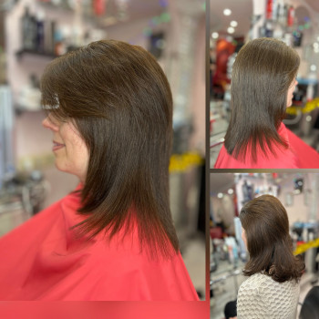 Стрижка на неслухняне, пористе волосся.