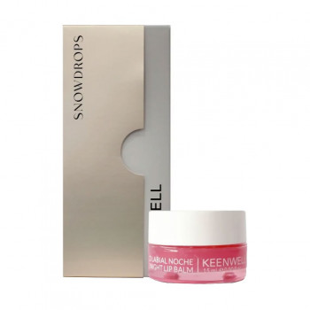 Нічний бальзам-маска для губ Keenwell Snow Drops Overnight Lip Balm Малина, 15 мл