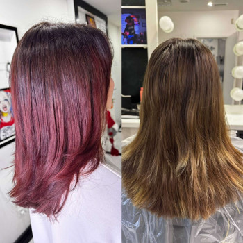 Фарбування з освітленням, шатуш
                    Салон красоты Fargo Киев