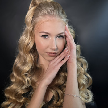 укладка локоны