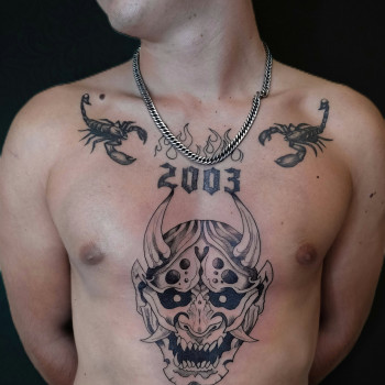 Фото из портфолио мастера Дария Сухомяс (тату мастер, Запорожье)