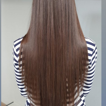 Коричневый цвет волос, фото - парикмахер-визажист Елена Портман