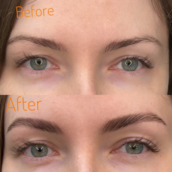 Ламінування та фарбування брів