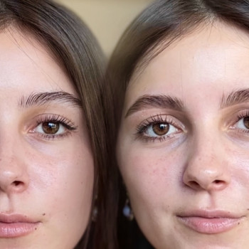 Натуральне фарбування брів