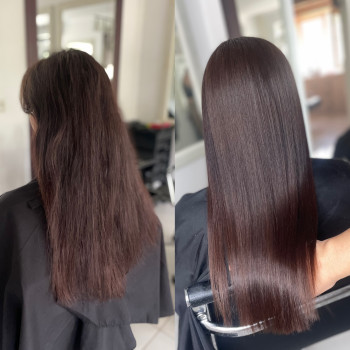 Кератиновое выпрямление Кератиновое вирівнювання
                    Перукар Оля Кривий Ріг