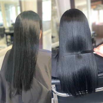 Кератиновое выпрямление Кератиновое вирівнювання
                    Перукар Оля Кривий Ріг