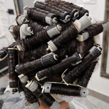 Био на окрашенный волос, крупные бигуди