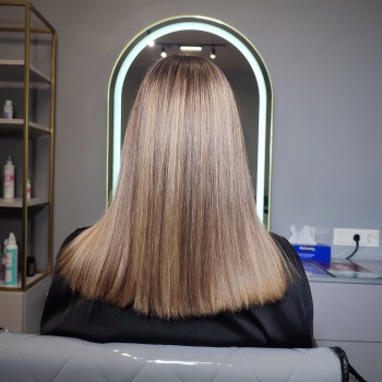 Складне фарбування у техніці шатуш