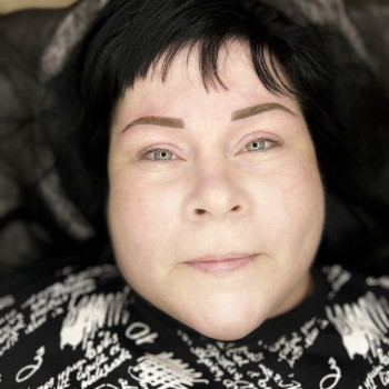 Після (перекриття залишку старого татуажу, було 1видалення лазером)