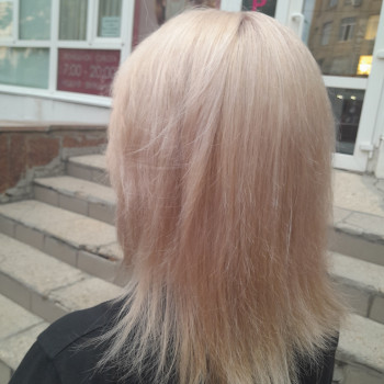 Персиковий колір волосся, фото - Перукар Хатидже Оздемир