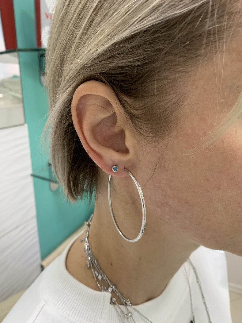 Пірсинг мочок вух, фото - Майстер з пірсингу Тетяна Ананьєва