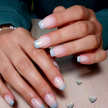 Покриття шель лак + френч