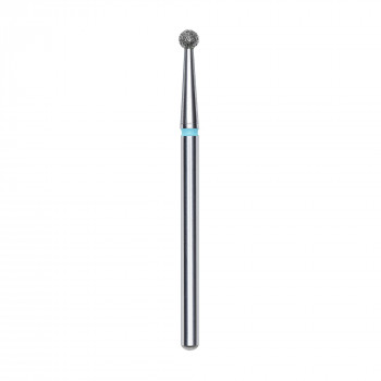 Змінна алмазна фреза для манікюру Staleks Pro Куля, синя, діаметр 2.5 мм