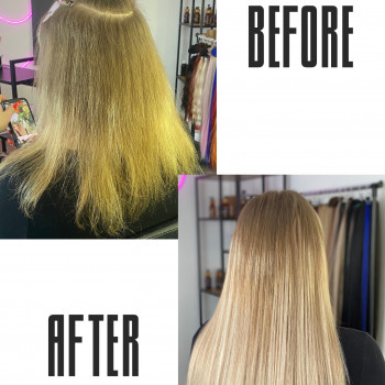 Нарощування волосся 
          