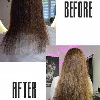 Нарощуванння волосся 
          