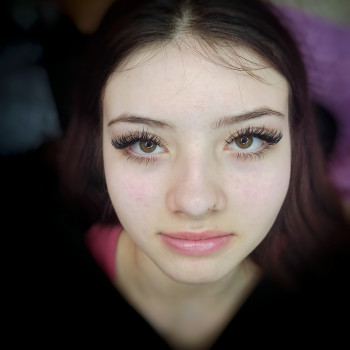 Мокрий ефект + нарощування нижніх вій