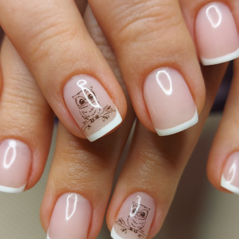 Нарощування нігтів гелем - 900 грн, корекція - 750 грн.    # стильний манікюр # наращивание ногтей К...