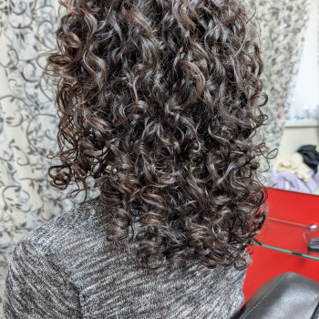 Біозавивка натурального волосся, фото - Перукар-стиліст Ольга Західі