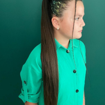 зачіска хвіст