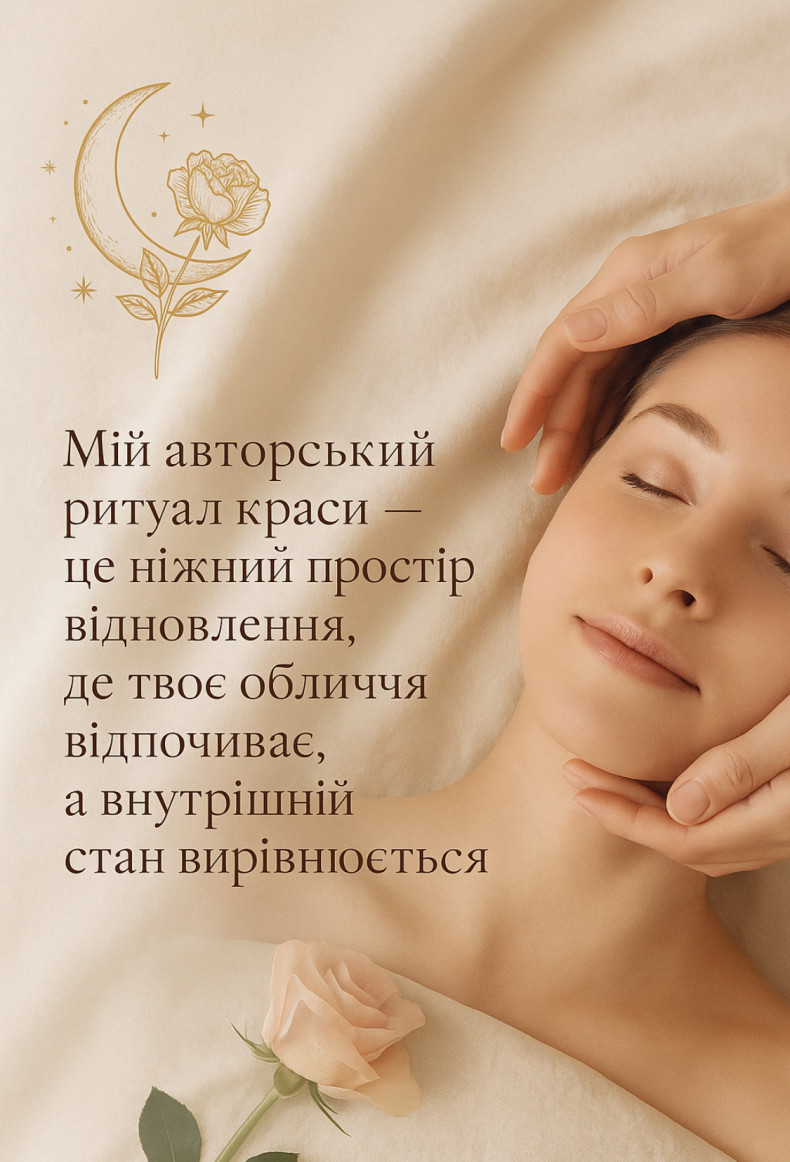 Масаж обличчя та доглядовий ритуал
                    Косметолог-естетист  Київ