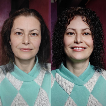 Биозавивка волос
                    Парикмахер Елена Харьков