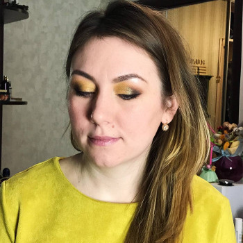 Яскравий макіяж в лаймових тонах для дня народження, фото - Візажист Інна Мокрова