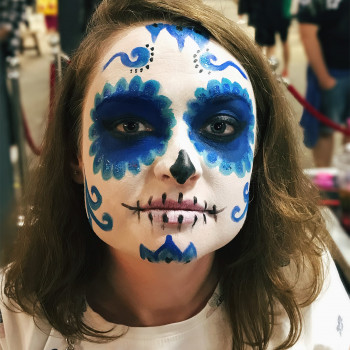 Макіяж Санта Муерте